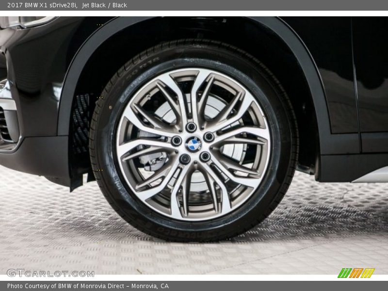 Jet Black / Black 2017 BMW X1 sDrive28i