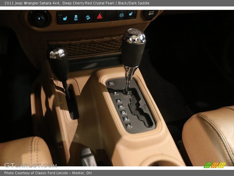 Deep Cherry Red Crystal Pearl / Black/Dark Saddle 2011 Jeep Wrangler Sahara 4x4