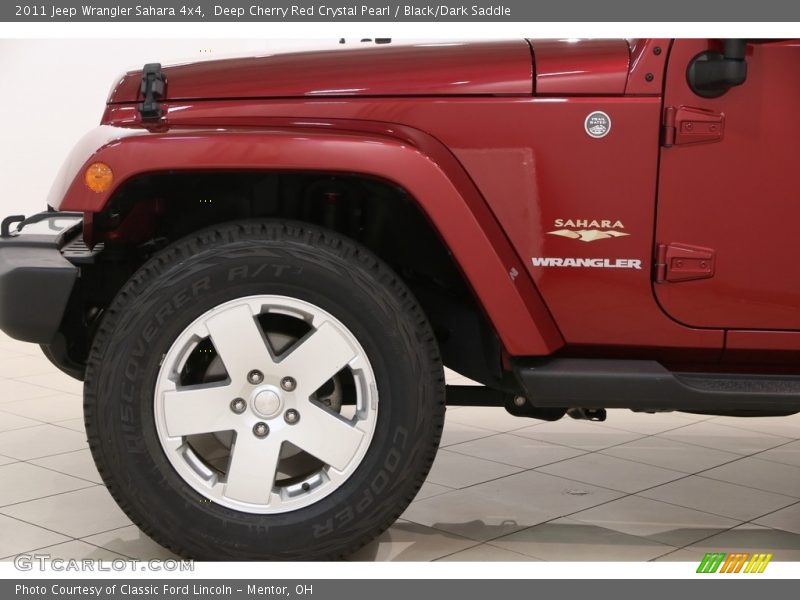 Deep Cherry Red Crystal Pearl / Black/Dark Saddle 2011 Jeep Wrangler Sahara 4x4