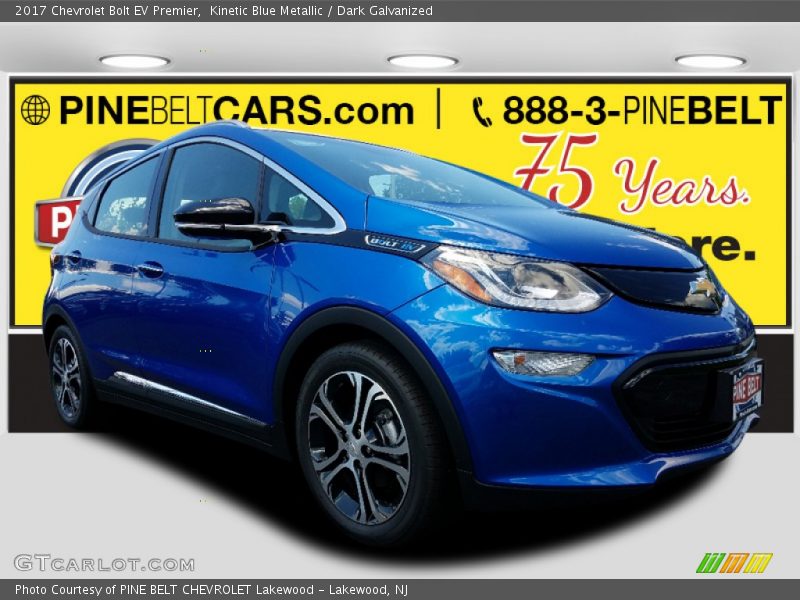 Kinetic Blue Metallic / Dark Galvanized 2017 Chevrolet Bolt EV Premier