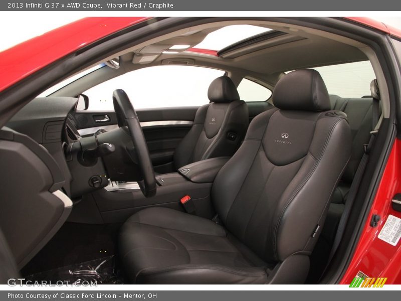 Vibrant Red / Graphite 2013 Infiniti G 37 x AWD Coupe