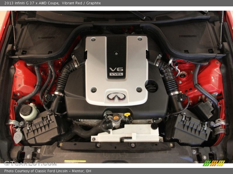 Vibrant Red / Graphite 2013 Infiniti G 37 x AWD Coupe