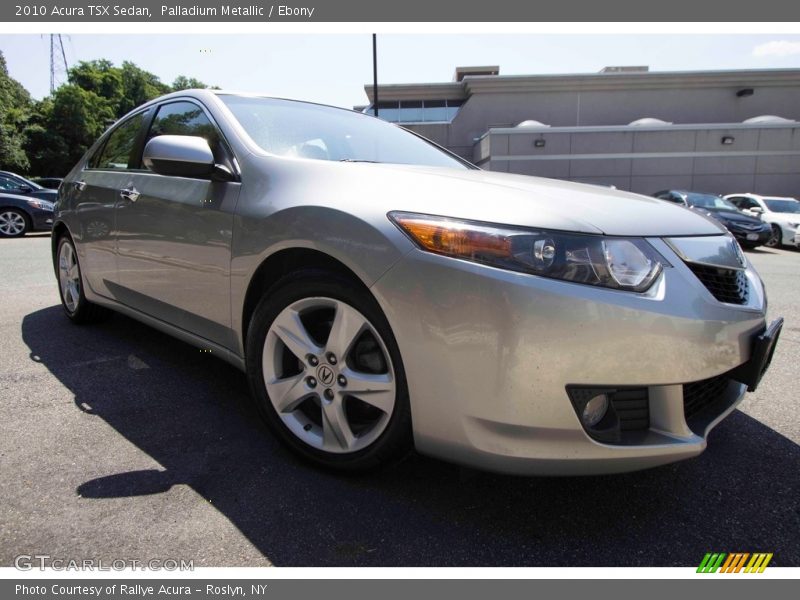 Palladium Metallic / Ebony 2010 Acura TSX Sedan