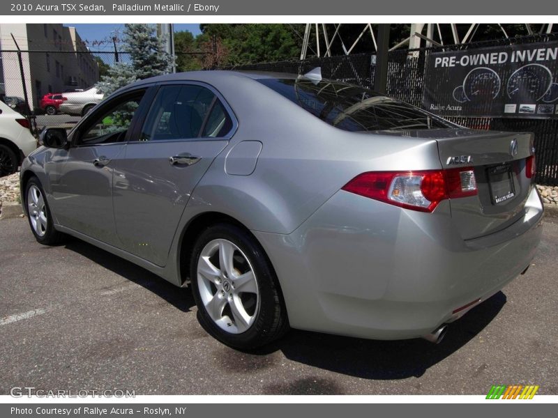 Palladium Metallic / Ebony 2010 Acura TSX Sedan
