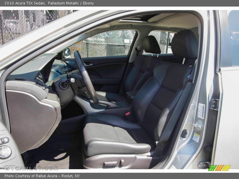 Palladium Metallic / Ebony 2010 Acura TSX Sedan