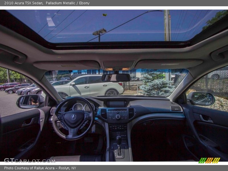 Palladium Metallic / Ebony 2010 Acura TSX Sedan