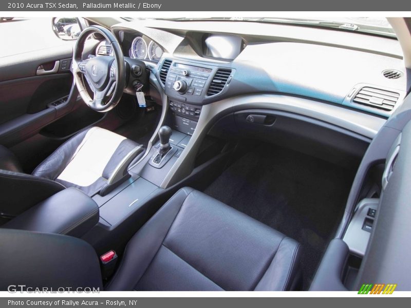 Palladium Metallic / Ebony 2010 Acura TSX Sedan