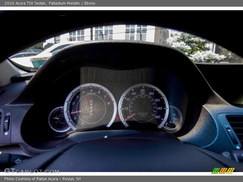 Palladium Metallic / Ebony 2010 Acura TSX Sedan