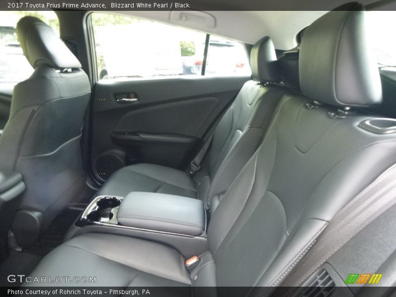 Blizzard White Pearl / Black 2017 Toyota Prius Prime Advance