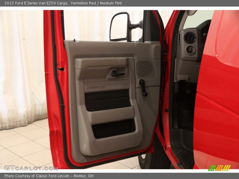 Vermillion Red / Medium Flint 2013 Ford E Series Van E250 Cargo