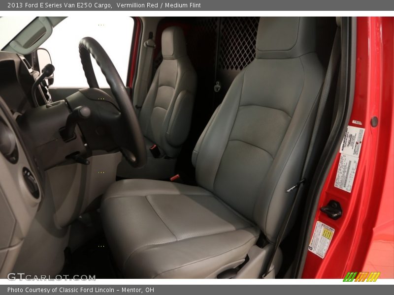 Vermillion Red / Medium Flint 2013 Ford E Series Van E250 Cargo