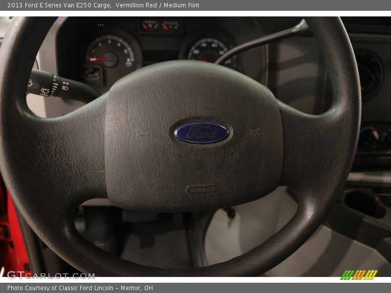 Vermillion Red / Medium Flint 2013 Ford E Series Van E250 Cargo
