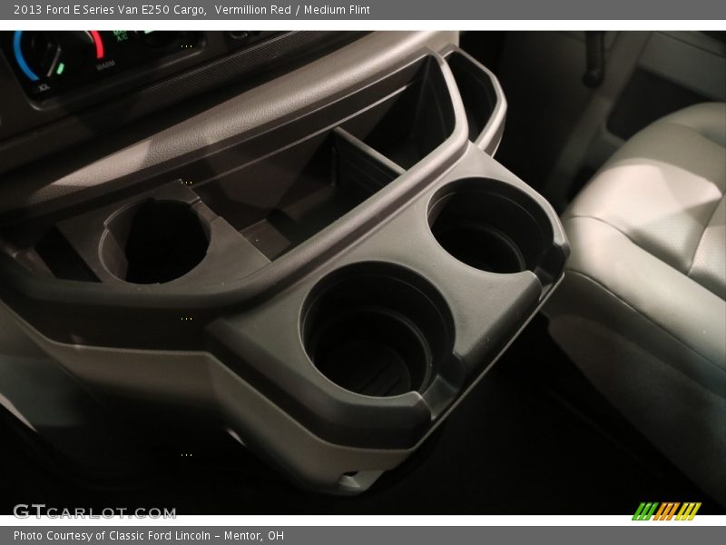 Vermillion Red / Medium Flint 2013 Ford E Series Van E250 Cargo