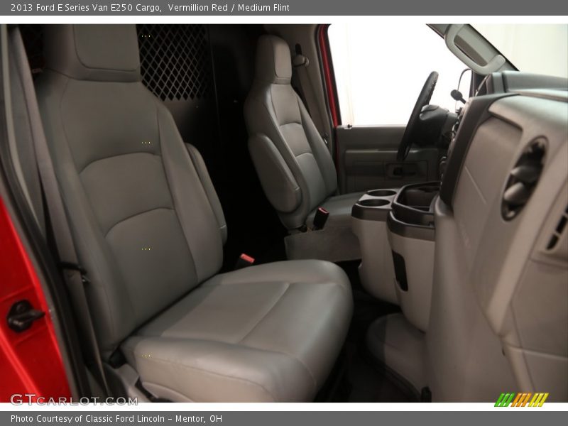 Vermillion Red / Medium Flint 2013 Ford E Series Van E250 Cargo