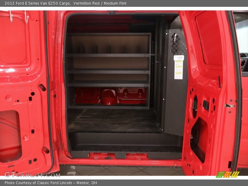 Vermillion Red / Medium Flint 2013 Ford E Series Van E250 Cargo