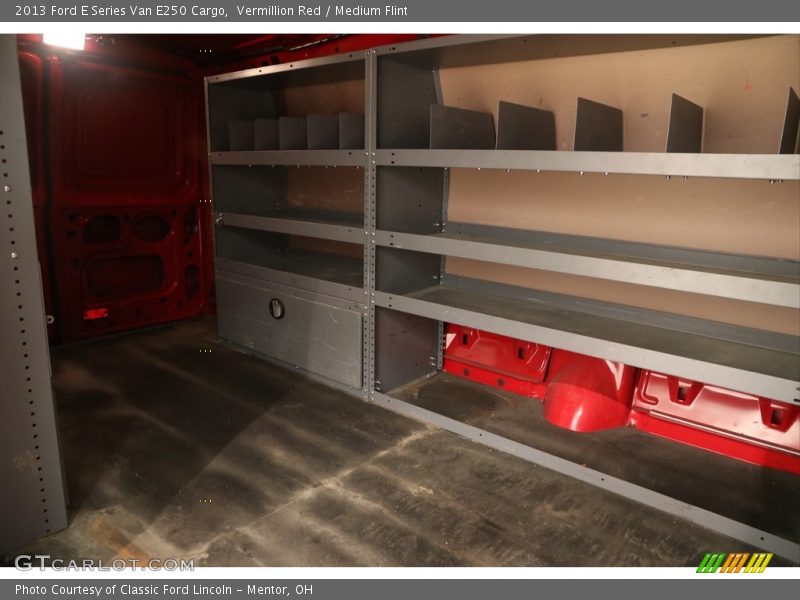 Vermillion Red / Medium Flint 2013 Ford E Series Van E250 Cargo