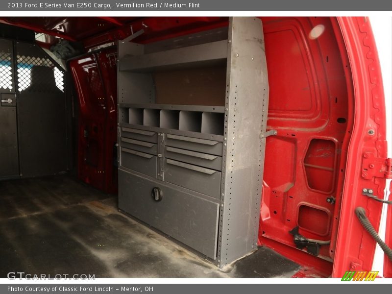 Vermillion Red / Medium Flint 2013 Ford E Series Van E250 Cargo
