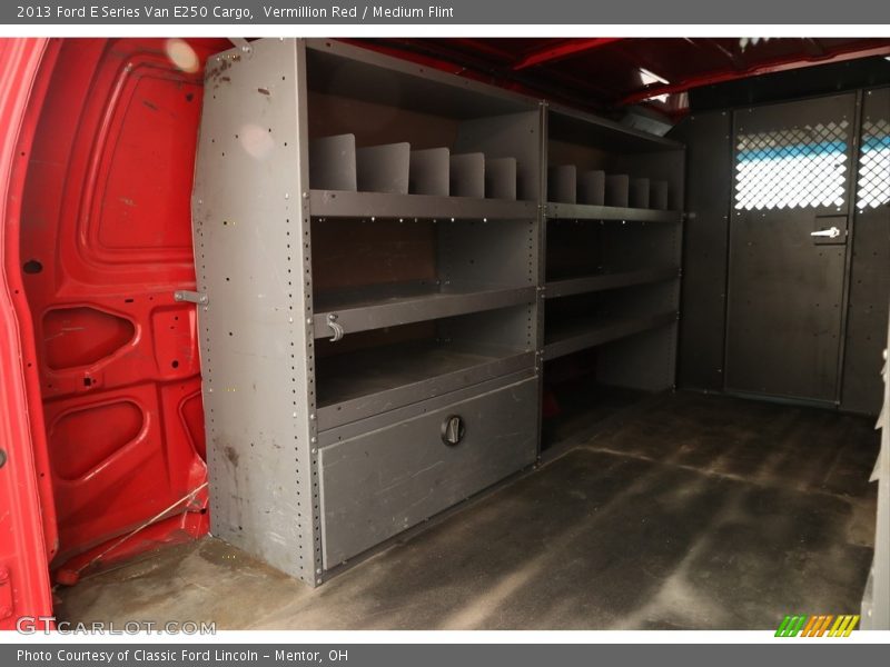 Vermillion Red / Medium Flint 2013 Ford E Series Van E250 Cargo