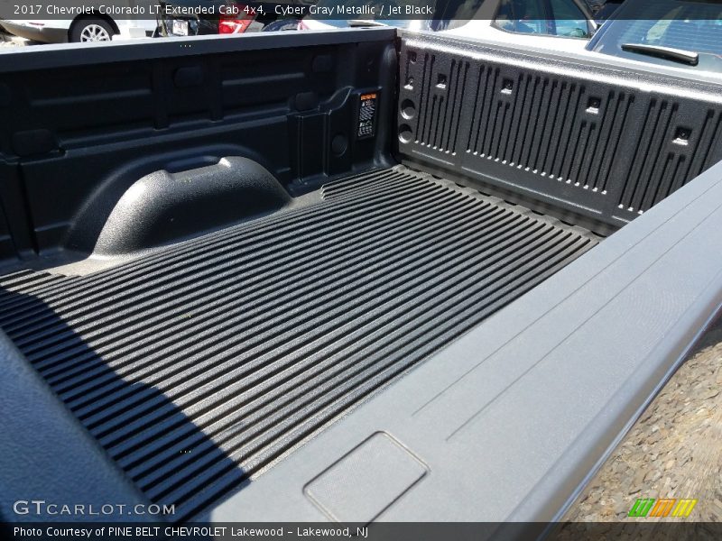 Cyber Gray Metallic / Jet Black 2017 Chevrolet Colorado LT Extended Cab 4x4
