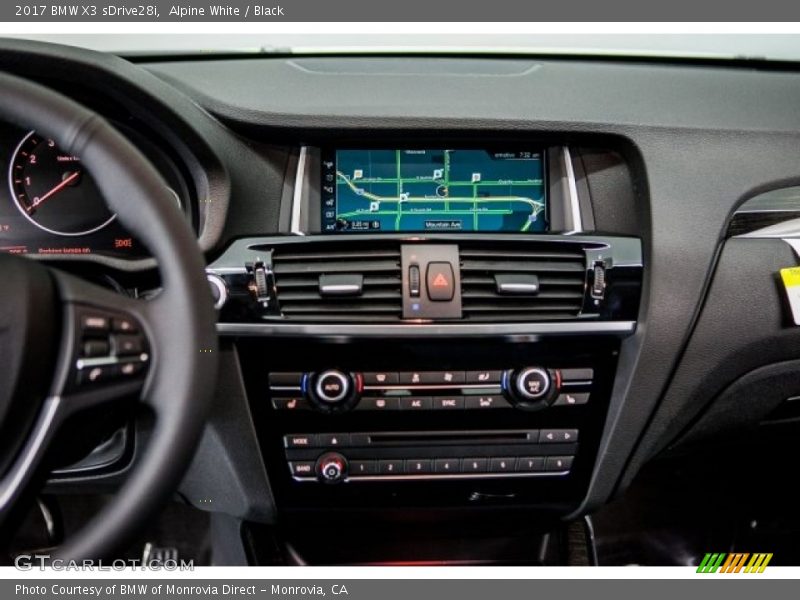 Alpine White / Black 2017 BMW X3 sDrive28i