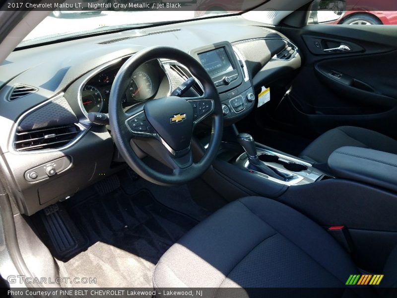 Nightfall Gray Metallic / Jet Black 2017 Chevrolet Malibu LT