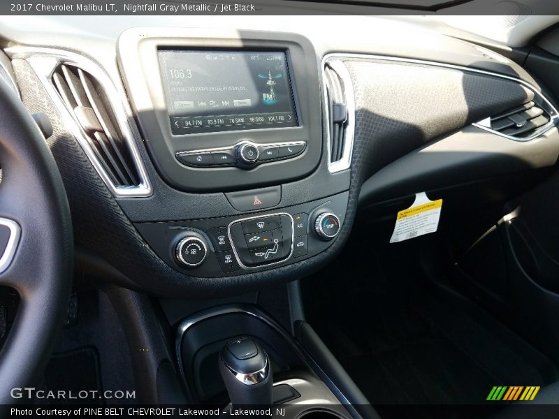 Nightfall Gray Metallic / Jet Black 2017 Chevrolet Malibu LT