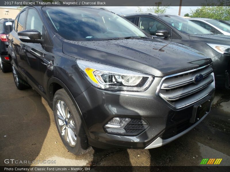 Magnetic / Charcoal Black 2017 Ford Escape Titanium 4WD