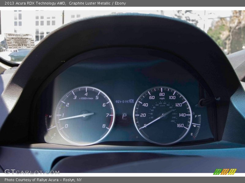 Graphite Luster Metallic / Ebony 2013 Acura RDX Technology AWD
