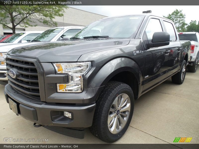 Magnetic / Black 2017 Ford F150 XL SuperCrew 4x4