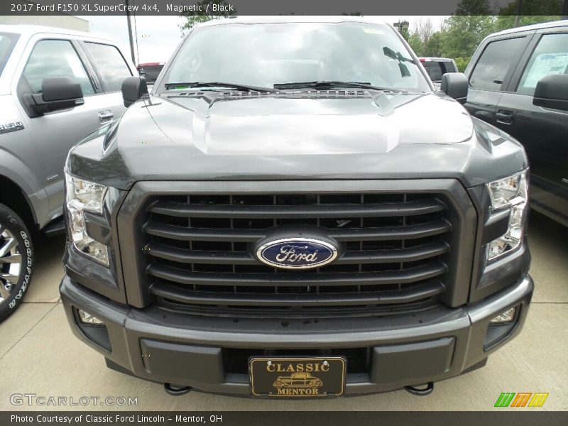 Magnetic / Black 2017 Ford F150 XL SuperCrew 4x4