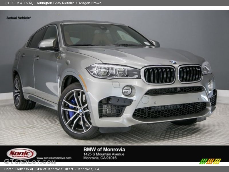 Donington Grey Metallic / Aragon Brown 2017 BMW X6 M