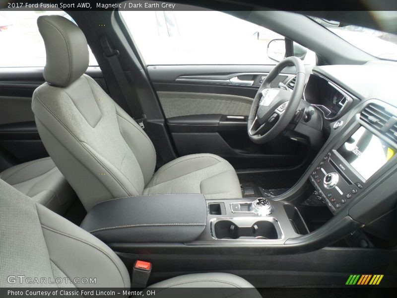 Magnetic / Dark Earth Grey 2017 Ford Fusion Sport AWD