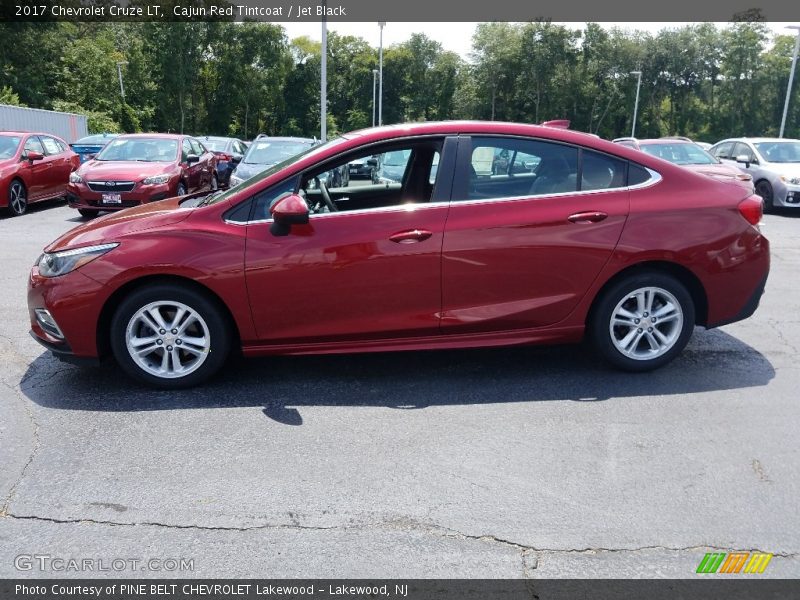 Cajun Red Tintcoat / Jet Black 2017 Chevrolet Cruze LT