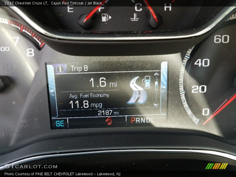 Cajun Red Tintcoat / Jet Black 2017 Chevrolet Cruze LT