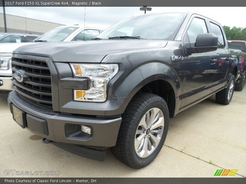Magnetic / Black 2017 Ford F150 XL SuperCrew 4x4