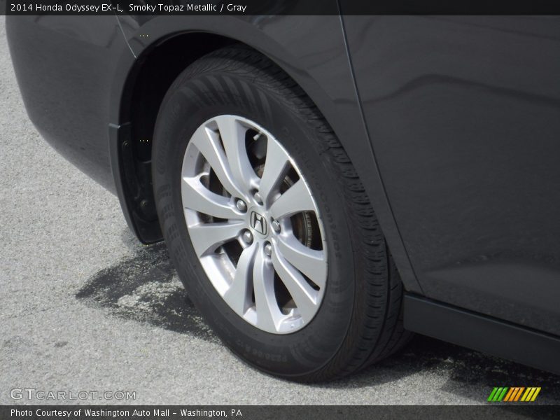 Smoky Topaz Metallic / Gray 2014 Honda Odyssey EX-L