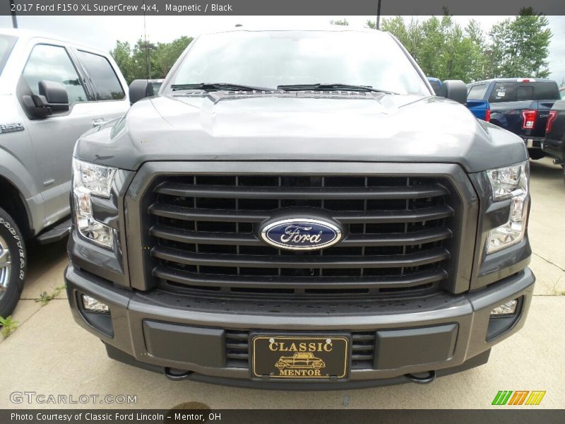 Magnetic / Black 2017 Ford F150 XL SuperCrew 4x4