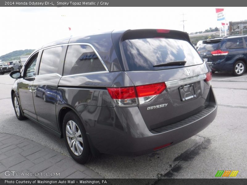 Smoky Topaz Metallic / Gray 2014 Honda Odyssey EX-L