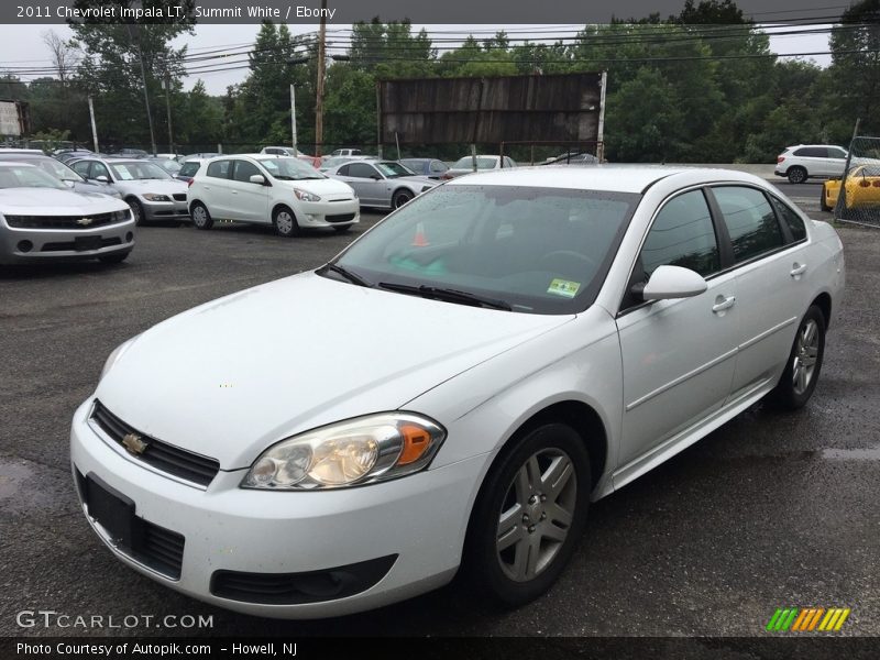 Summit White / Ebony 2011 Chevrolet Impala LT