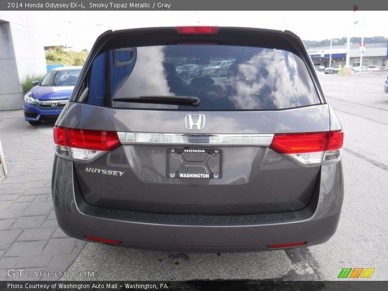 Smoky Topaz Metallic / Gray 2014 Honda Odyssey EX-L