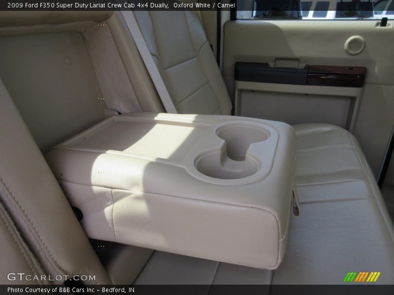 Oxford White / Camel 2009 Ford F350 Super Duty Lariat Crew Cab 4x4 Dually