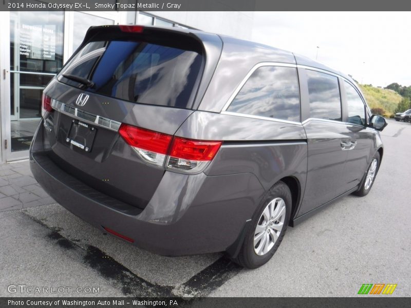 Smoky Topaz Metallic / Gray 2014 Honda Odyssey EX-L