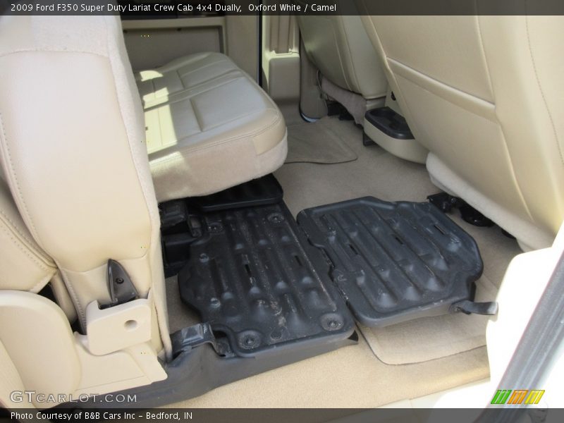 Oxford White / Camel 2009 Ford F350 Super Duty Lariat Crew Cab 4x4 Dually