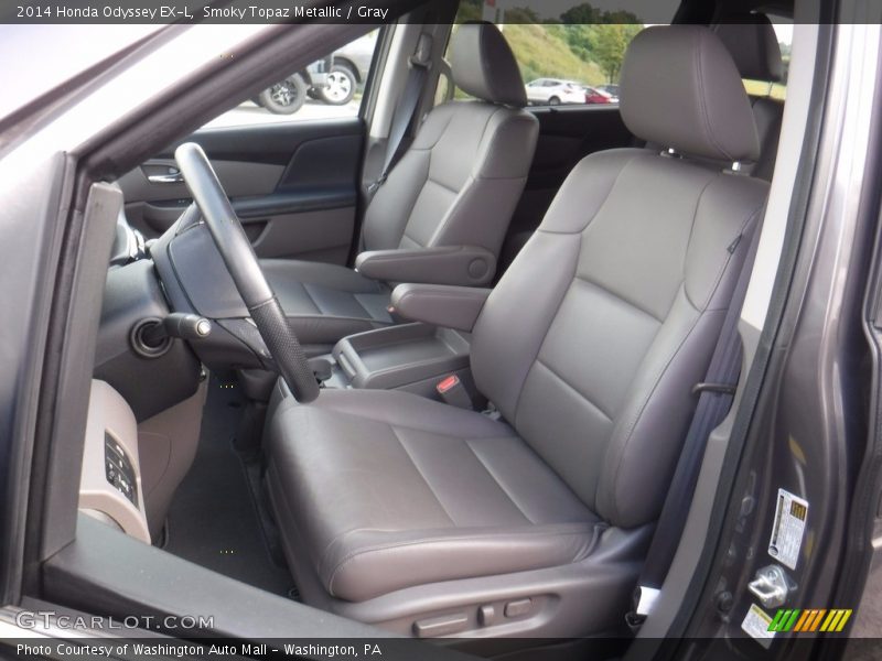 Smoky Topaz Metallic / Gray 2014 Honda Odyssey EX-L