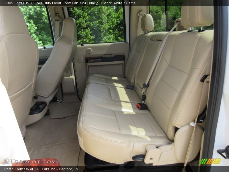 Oxford White / Camel 2009 Ford F350 Super Duty Lariat Crew Cab 4x4 Dually