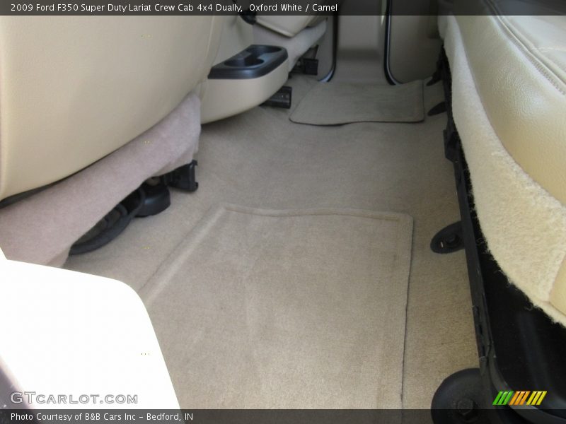 Oxford White / Camel 2009 Ford F350 Super Duty Lariat Crew Cab 4x4 Dually