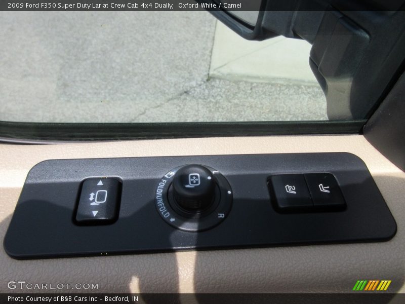 Oxford White / Camel 2009 Ford F350 Super Duty Lariat Crew Cab 4x4 Dually