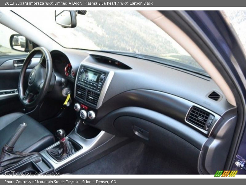 Plasma Blue Pearl / WRX Carbon Black 2013 Subaru Impreza WRX Limited 4 Door