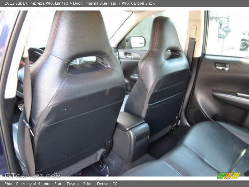 Plasma Blue Pearl / WRX Carbon Black 2013 Subaru Impreza WRX Limited 4 Door