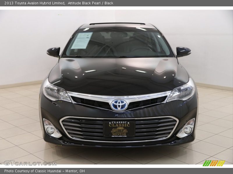 Attitude Black Pearl / Black 2013 Toyota Avalon Hybrid Limited